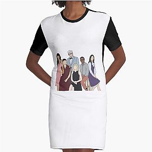 The Good Place Near Other cast illustration Graphic T-Shirt Dress