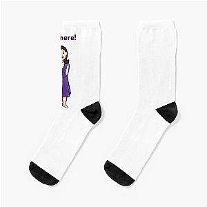 Hi There Janet The Good Place Socks