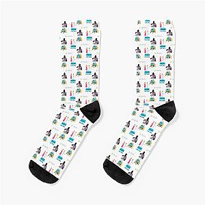 The Good Place Mini Magnet Pack Set Socks