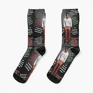 Chidi Anagonye, The Good Place - Quotes Socks