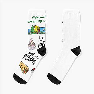 The Good Place Near TV Show Art Socks