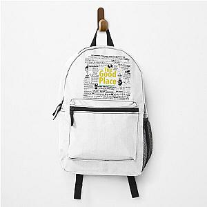 The Good Place Memorable Quotes Backpack