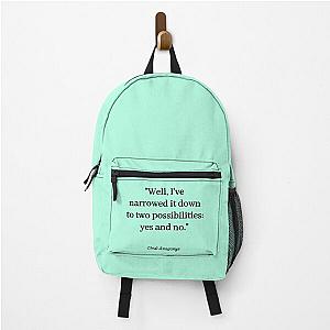 Chidi Anagonye The Good Place Backpack
