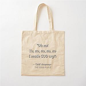 The Good Place Quotes Cotton Tote Bag