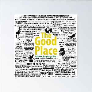 The Good Place Memorable Quotes Poster
