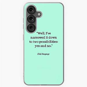 Well I've narrowed it down to yes and no - Chidi Anagonye The Good Place Samsung Galaxy Soft Case