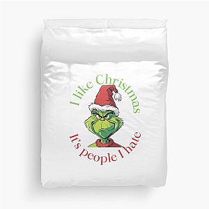 Grinch Vibes Duvet Cover