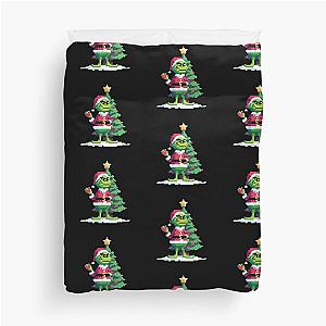 The Grinch with A Christmas Tree Duvet Cover