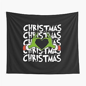 grinch heart Tapestry