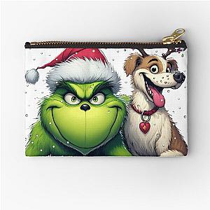 Christmas Grinch And Max In The Snow Zipper Pouch