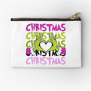 merry grinchmas Zipper Pouch