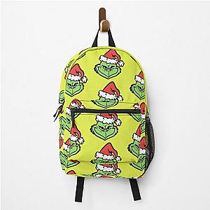 The Grinch Yellow Background Backpack