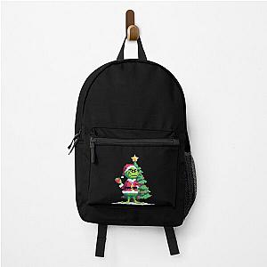 The Grinch with A Christmas Tree Backpack