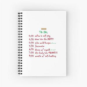 The Grinch Schedule Spiral Notebook