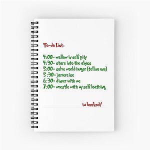 THE GRINCH to-do list Spiral Notebook