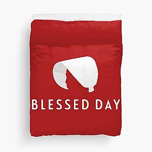 Blessed Day Handmaiden Silhouette Duvet Cover