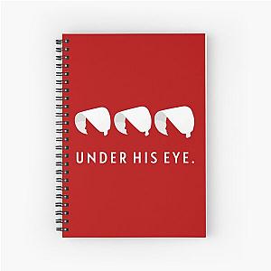 Under His Eye - silhouettes Spiral Notebook