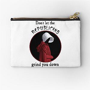 Don't Let The Bastards Grind You Down Zipper Pouch