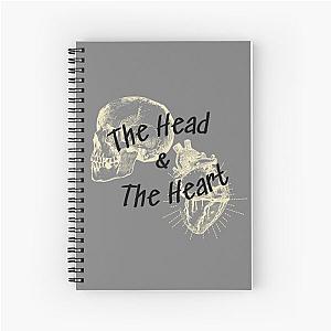 The head and the heart Spiral Notebook