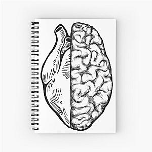 The Heart & The Head (Bellarke) Spiral Notebook