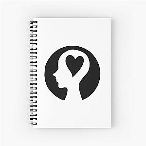 The head and the heart Spiral Notebook