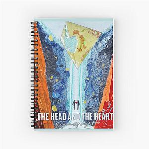 The Head and The Heart Abstraction Spiral Notebook