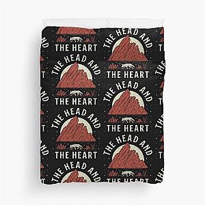 The Head of Music band logo and the heart Duvet Cover