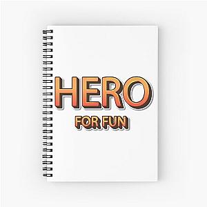 Yes, im a Hero for fun Spiral Notebook