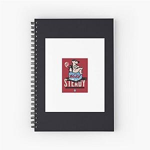 the hold steady cover bear and penguin Spiral Notebook