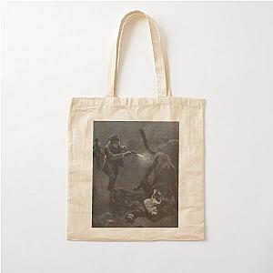 Sherlock Holmes in The Hound of the Baskervilles Cotton Tote Bag
