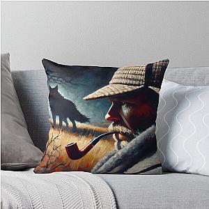 Sherlock Holmes The Hound of the Baskervilles Throw Pillow