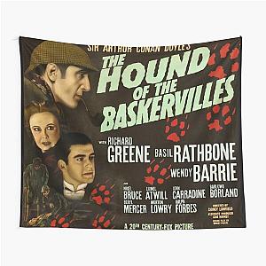Vintage Poster for The Hound of Baskervilles Tapestry