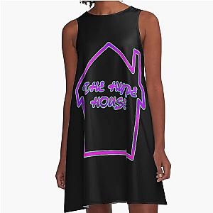 The Hype House Pink and Purple Gradient A Line Dress