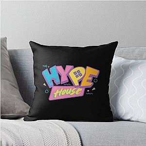 90s The Hype House Throw Pillow