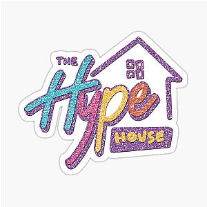 The Hype House Glitter Sticker