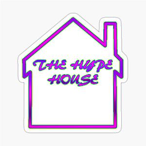 The Hype House Pink Gradient Sticker
