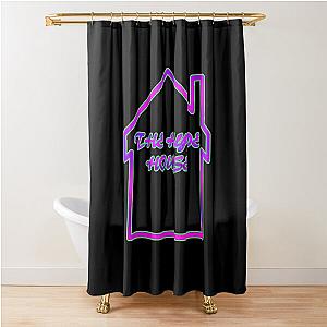 The Hype House Pink Gradient Shower Curtain