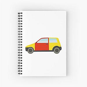 The Inbetweeners Car, Red and Yellow Notebook