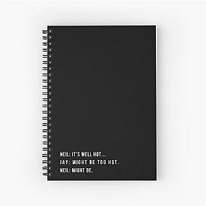 Inbetweeners Quote of the Summer Spiral Notebook