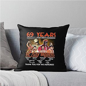 69 years 1954-2023 The Isley Brothers Throw Pillow
