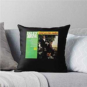 The Isley Brothers Soul on the Rocks Album Cover Throw Pillow