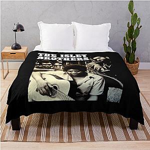The Isley Brothers Vintage Music Graphic Throw Blanket