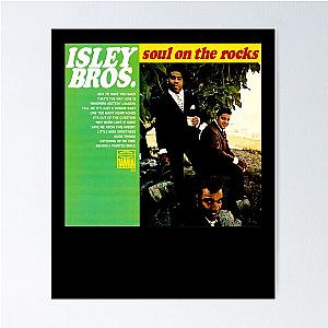 The Isley Brothers Soul On The Rocks Album Cover Poster.