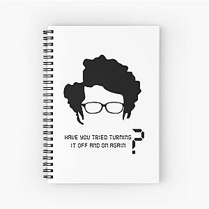 The IT Crowd: His most famous phrase Spiral Notebook