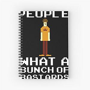 People Who a Bunch of Bastards - Roy IT Crowd Spiral Notebook