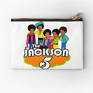 The Jackson 5 70s Cartoon Retro Vintage Style Classic T-Shirt Zipper Pouch