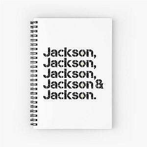 The Jackson 5 [line-up] Spiral Notebook