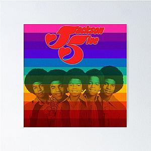 The Jackson 5 70's Retro Vintage Style T-Shirts Poster