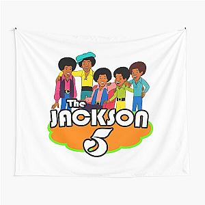 The Jackson 5 70s Cartoon Retro Vintage Style Classic T-Shirt Tapestry