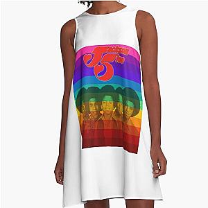 The Jackson 5 70's Retro Vintage Style T-Shirts A-Line Dress